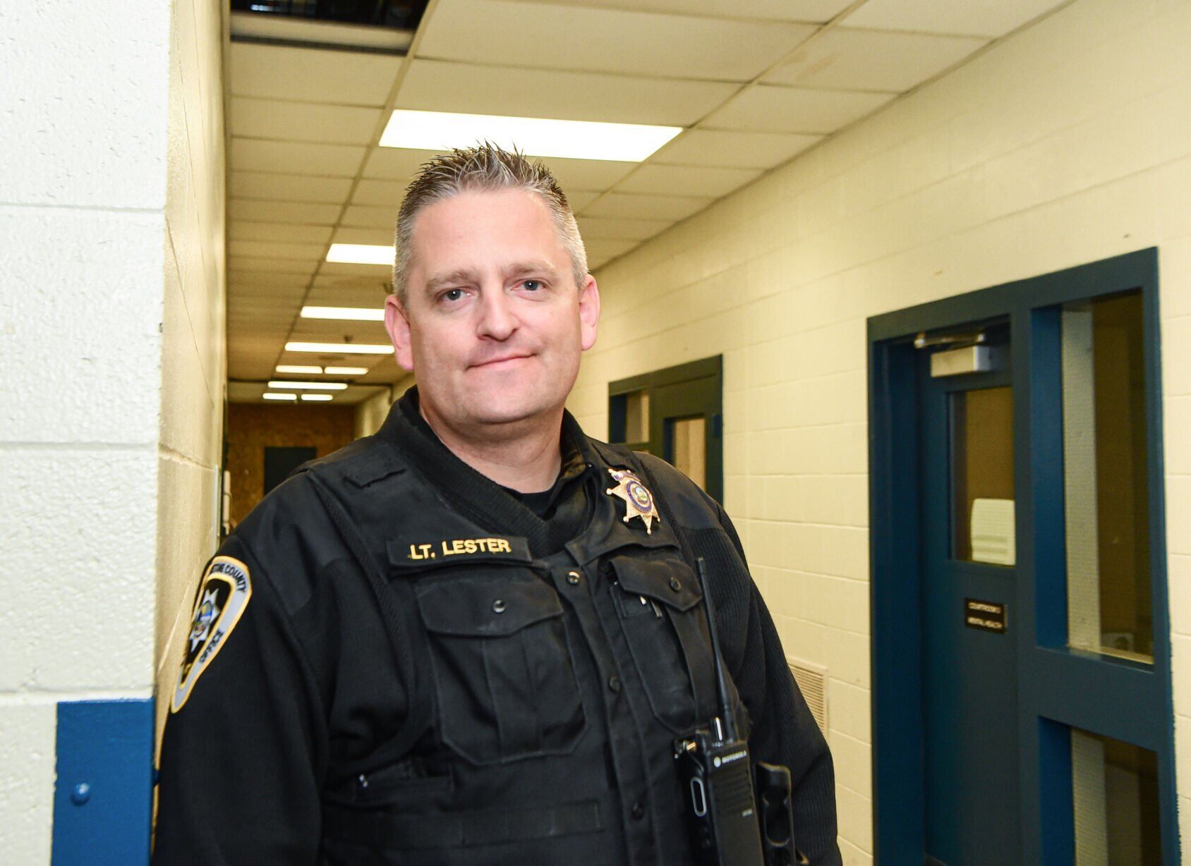 Lt. Robert Lester at YCDF